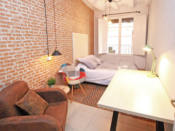 Roomlala | Quarto em Las Ramblas - Bairro Gótico (RH7-R1)