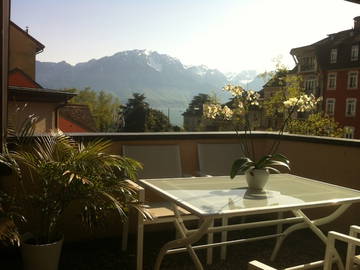 Roomlala | Quarto para alugar em Montreux, a 50 m do lago e a 2 minutos da estação ferroviária