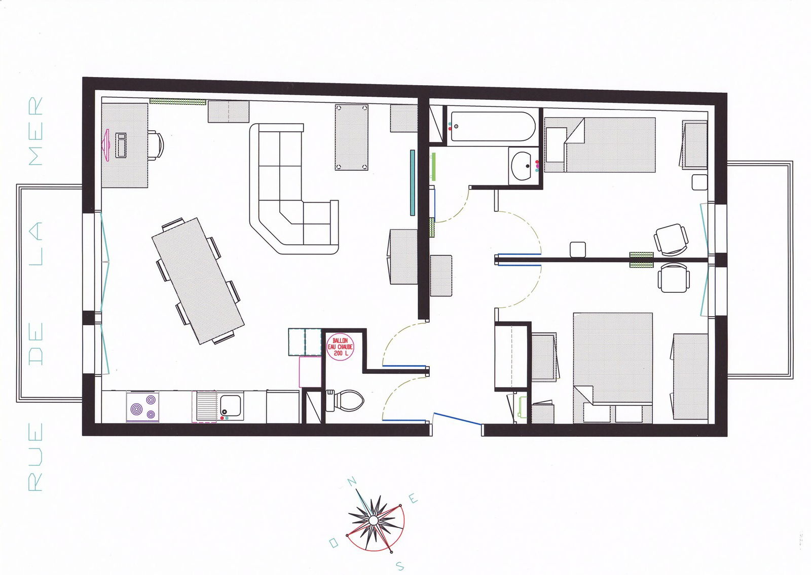 Homestay Ouistreham 111156