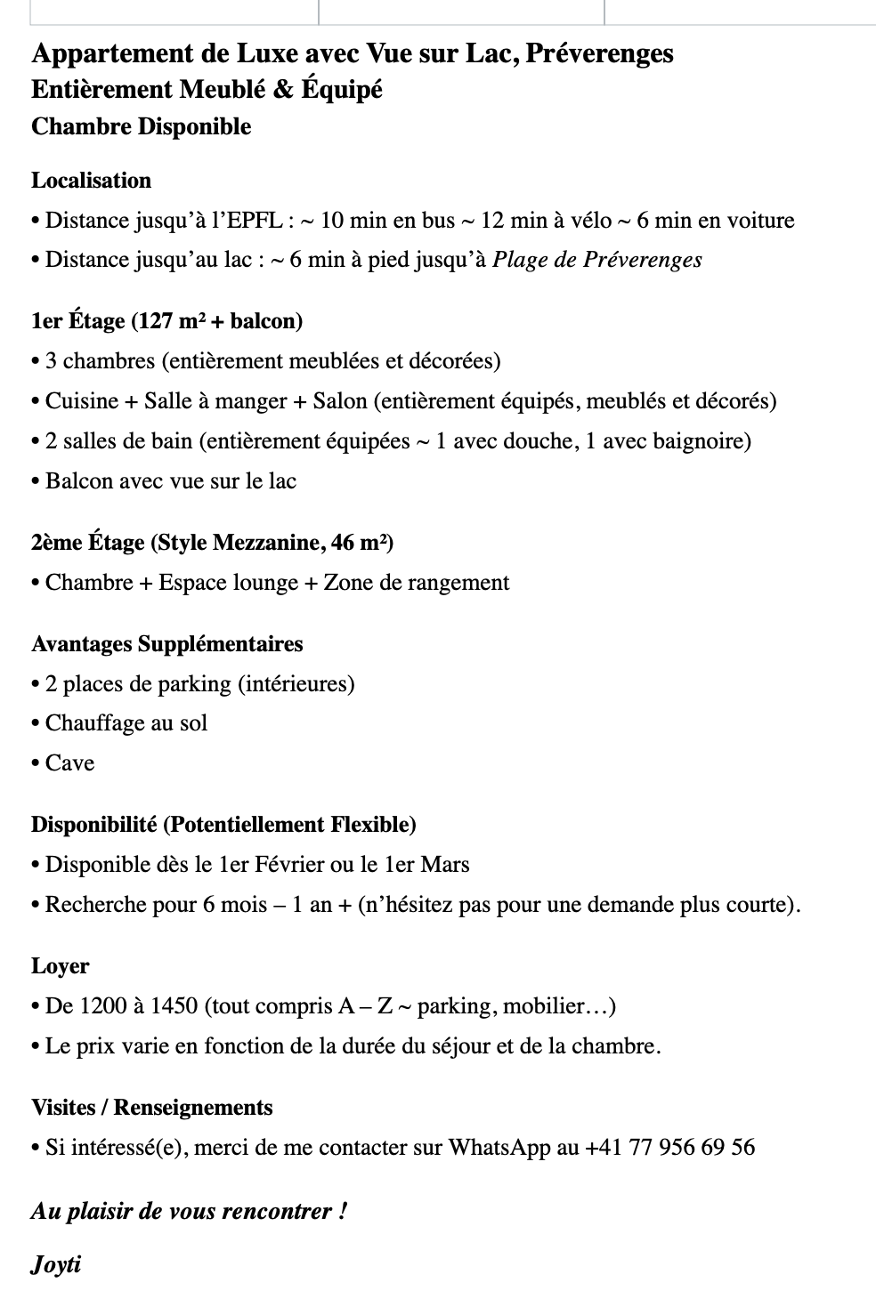 Colocación Préverenges 653364