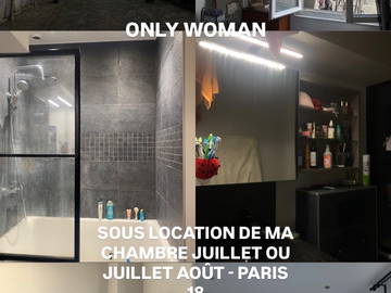 Chambre chez l'habitant à louer à Paris - autre pièce-4