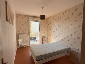 Unterkunft beim Gastgeber zur Miete in Rennes - Foto 1 : Schlafzimmer-1