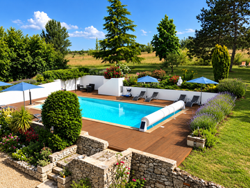 Logement entier à louer à Monestier - photo 1 : piscine-1
