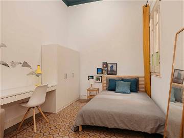 Roomlala | Spektakuläres Zimmer Im Viertel Gracia (RH9-R4)