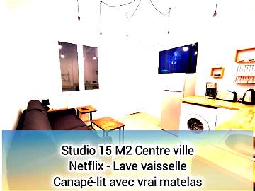 Roomlala | Studio 15 M2 Idéal Déplacement Pro