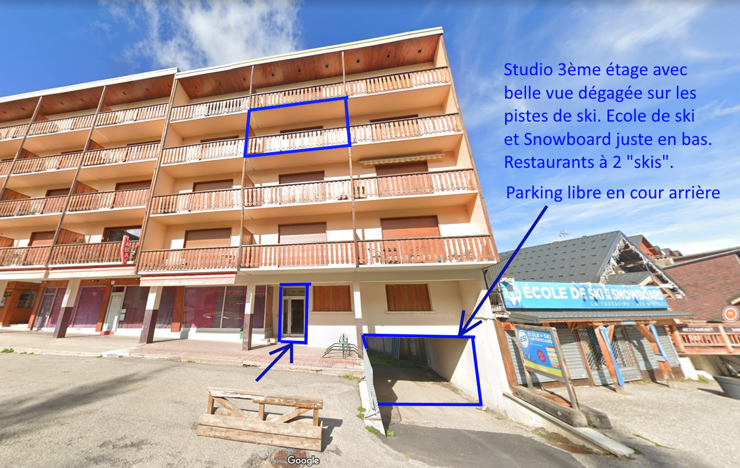 Onofhängeg Studio Fontcouverte-la-Toussuire 263478