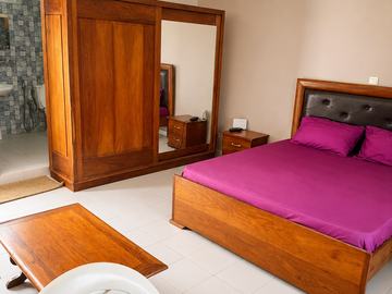 Unterkunft beim Gastgeber zur Miete in Dakar - Foto 3 : Schlafzimmer-3