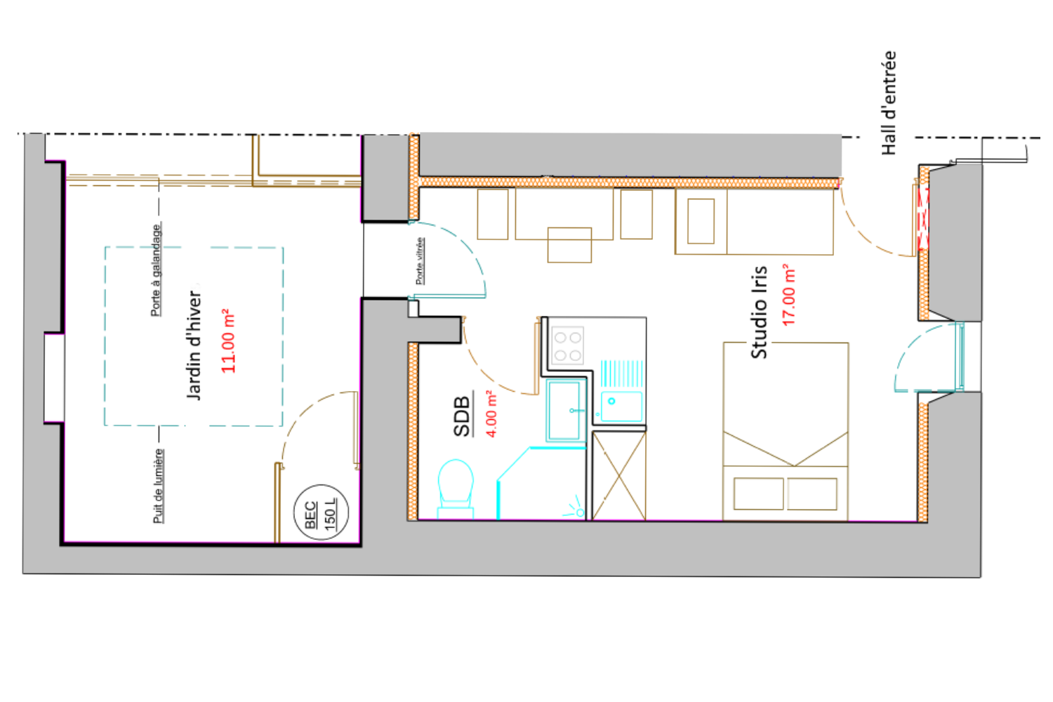 Oberoende Studio Saint-Malô-du-Bois 470306