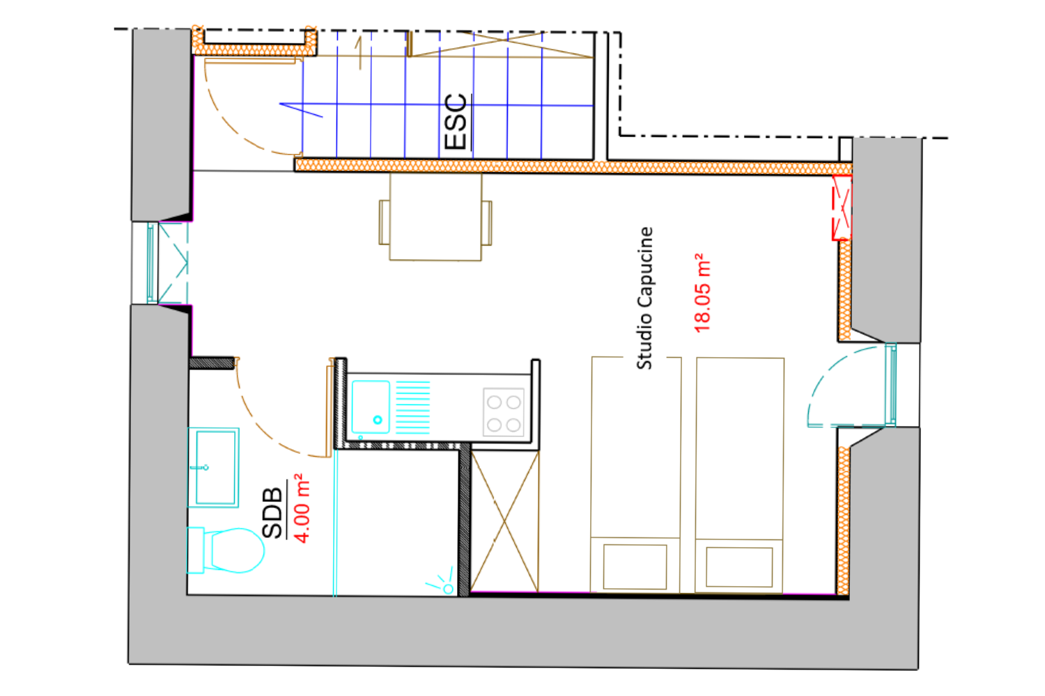 Onafhankelijke Studio Saint-Malô-du-Bois 470306