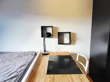 Unterkunft beim Gastgeber zur Miete in Wavre - Foto 3 : Schlafzimmer-3