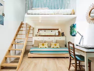 Unterkunft beim Gastgeber zur Miete in Bordeaux - Foto 1 : Schlafzimmer-1