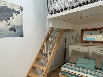 Unterkunft beim Gastgeber zur Miete in Bordeaux - Foto 8 : Schlafzimmer-8