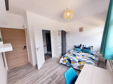 Roomlala | Suite Avec Salle De Bain Privative Dans Coliving Neuf