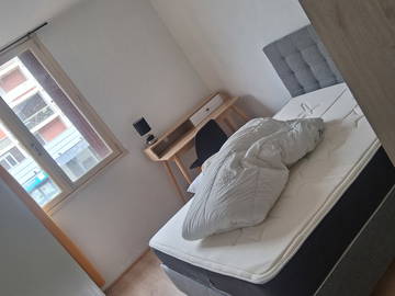 Unterkunft beim Gastgeber zur Miete in Saint-Brieuc - Foto 1 : Schlafzimmer-1