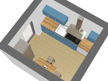 Roomlala | Umeblowane mieszkanie współdzielone dla 3 studentów, all inclusive -