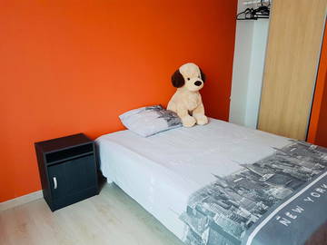 Roomlala | Umeblowany pokój w 2-pokojowym mieszkaniu w Reims, Clairmarais