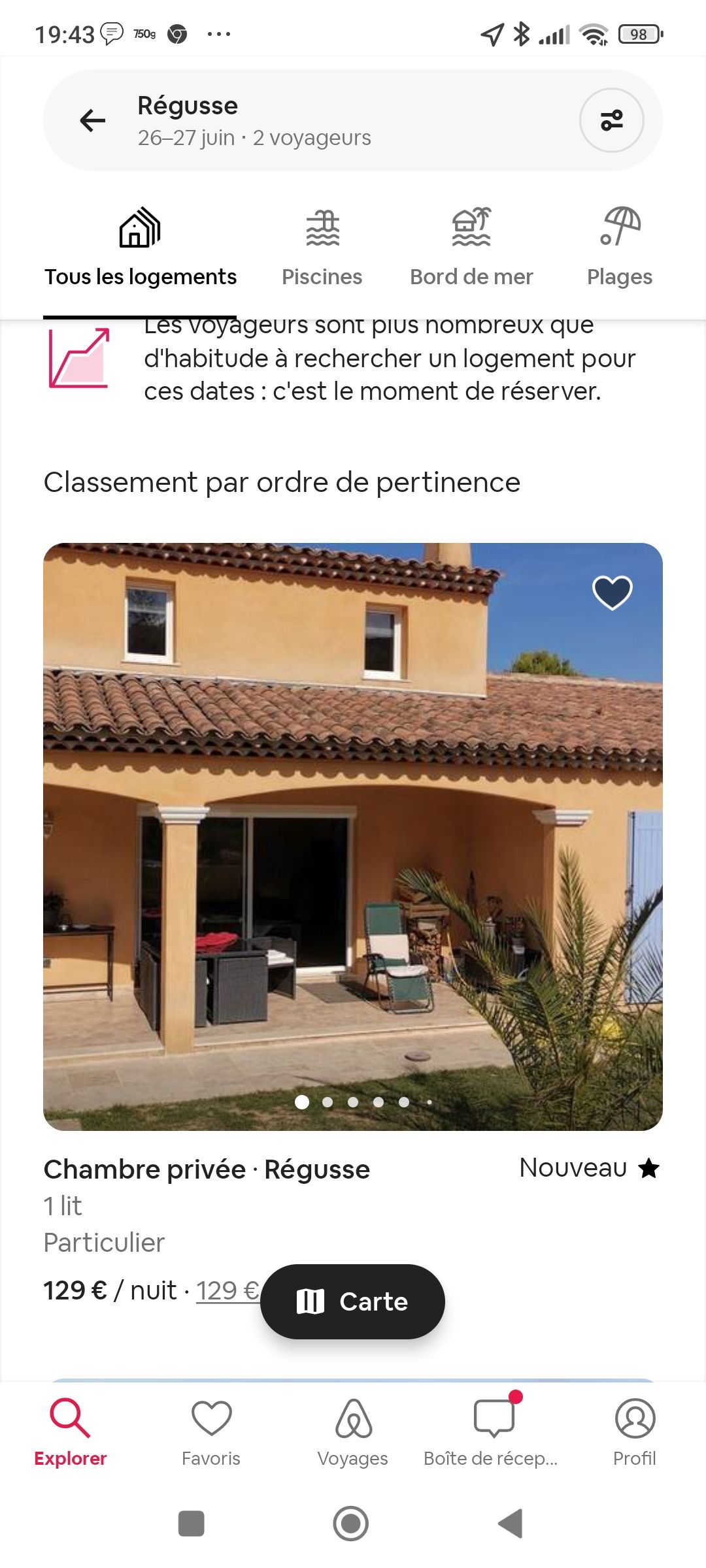 Homestay Régusse 259518