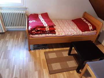 Roomlala | W pełni umeblowany pokój jednoosobowy dostępny w dzielnicy Frankfurt Sindli