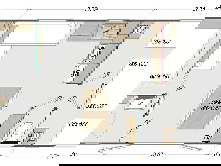 Logement Entier Les Cabannes 266703-4